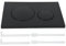 Actuator Plate, Flush Plate for GEBERIT Sigma 20 with Flush Lever Set and Mounting Frame, Dual Flush, 1 Piece (Black Matte)