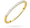 MARKO Goldring Damen 333 Echtgold mit Zirkonia – Verlobungsring Schmuckring Frauen – Gänseblümchen Ring – Wedding Ring – Damenring Gold – Echtgold Schmuck (Zirkonia, 60 (19.2))