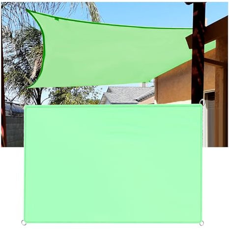 GOCHUSX Voile D'ombrage À Bords Droits, Toile D'ombrage Extérieure, Toile De Pergola pour Terrasse, Pergola, Terrasse, Jardin, Arrière-Cour(5x7cm)