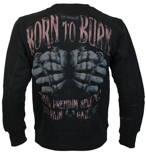 Yakuza Premium Herren Pullover YPP 3921 schwarz