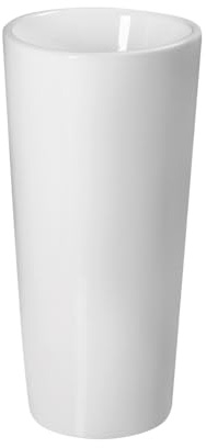 Barbottina Lavabo conico freestanding a terra serie Boreas 40, (LxPxH) 40x39x82 cm, ceramica bianca