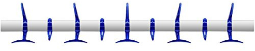 Kartell Hanger, Plastik, blau Cobalt, 10 x 17 x 90 cm