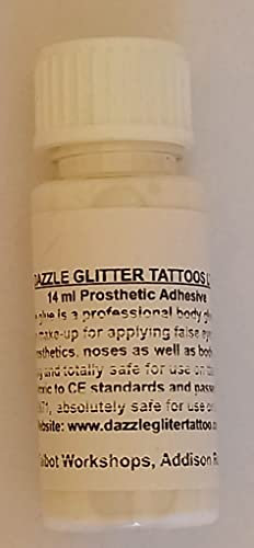14 ml Body Art Pros-Aide Colla di Scintillio Tatuaggi/Uso cosmetico FX Pax Halloween ciascuno