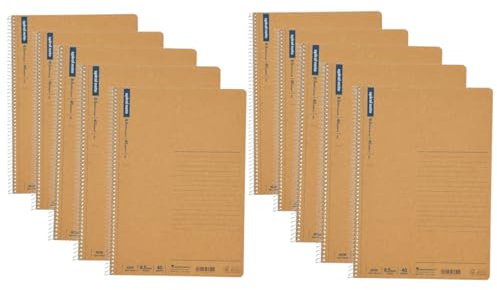 Maruman B5 spiral notebook ruled paper 40 sheets N236 10-volume set