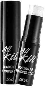 RiRe,All Kill Blackhead Remover Stick,Anti Mitesser und Pickel Cremestick mit Holzkohle, Reis, schwarzer Bohne und Sesam,normale Haut,Gesichtspflege gegen unreine haut