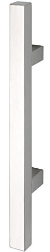 MARCHESI Stangengriff QUADRA 4820 - 600mm, LA. 400mm, 25 x 25mm, Edst. rostfrei