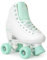 Sfr Skates Figur Quad Skates Rollschuhe für Erwachsene, Unisex, Mehrfarbig (Weiß/Grün), 40,5