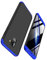 ZSCHAO Coque Samsung Galaxy J6 2018 360 Degres Ultra Slim Fine Antichoc +avec Verre trempe Housse Case Coque Galaxy J6 2018 Rigide Dur Anti Choc Integral Noir Mat Case Cover pour Galaxy J6 Noir+Bleu