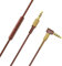 V-MOTA Auricolare microfono linea cavo per jack 3.5 mm cavo audio di ricambio per cuffie Marshall Major II monitor cavo microfono con telecomando di controllo del volume auricolare 1.3M Earthen