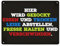 Metallschild XL mit Spruch: Hier wird gezockt...