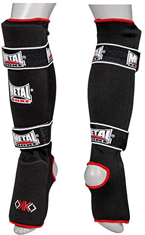METAL BOXE Protège-Tibias/Pieds OKO Noir L