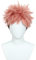 Linfairy Short Pink Black Anime Cosplay Wig Halloween Cosplay Party Wigs for Men