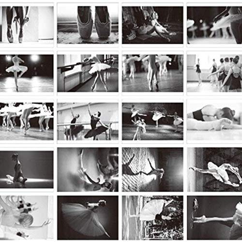30 Stück Vintage Retro Traum Ballett Postkarten Ein Satz Ballett Tänzer Postkarten zum Sammeln wert Gruß kostengünstig und langlebig