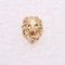 Broche de Costume de tête de Lion en métal rétro en Trois Dimensions pour Hommes et Femmes