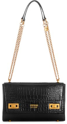 GUESS Guess Katey Croc Flap Shou Katey CROC FLAP SHOULDER BAG