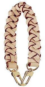 GOXTECH Geflochtener Griff aus echtem Leder, 30,5 cm, geeignet für Hobo-Eimertaschen, Pochette-Taschen, Farbe: Aprikose., 小码