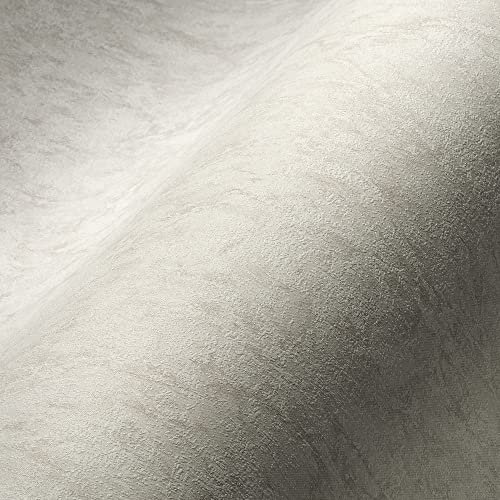 Livingwalls My Home My Spa Tapete Wohnzimmer Schlafzimmer Perlweiß 387013 Vliestapete Weiß 10,05x0,53m Made in Germany