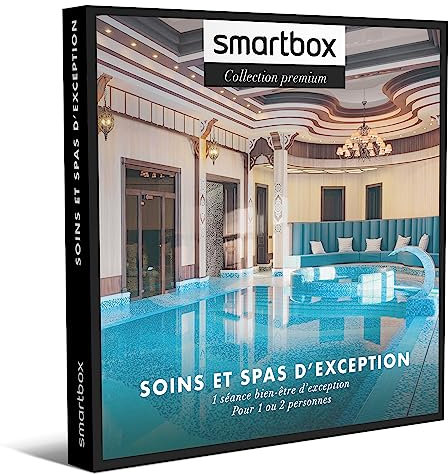 Smartbox - Coffret Cadeau - Soins et spas d'exception - 1 séance de Bien-être Jusqu’à 4h pour 1 ou 2 Personnes