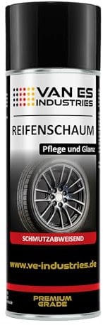 VE Reifenschaum Reifenpflegemittel 400ml Kunststoffpflege Aktivschaum Reiniger Reifenpflege Spray (4)