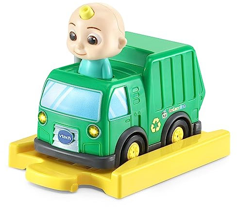 TUT TUT Baby Flitzer - CoComelon JJs Müllwagen inkl. Schiene