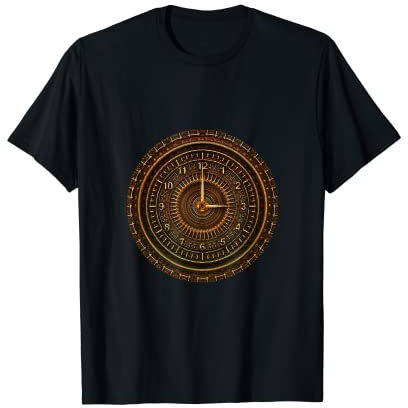 Antik Vintage Retro Steampunk Rusty Art Deco Uhr T-Shirt