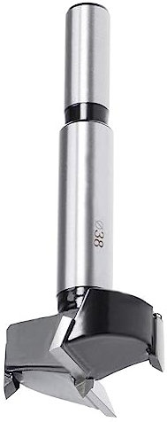 MACHSWON Forstner - Broca de carburo de tungsteno para sierra perforadora de madera, 38 mm, para carpintería, bisagra, agujero