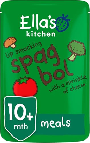 Ella's Kitchen Stage 3 from 10 Months Organic Spaghetti Bolognese 190 g (Pack of 5)