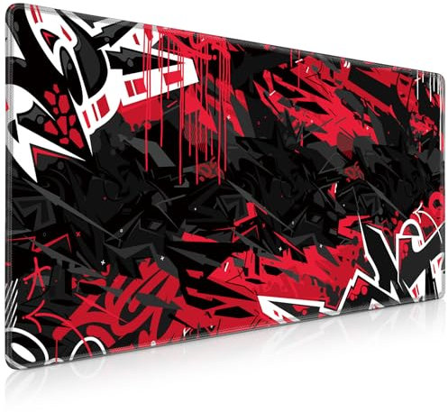 Sottomano Scrivania,Acezeek Tappetino Mouse 900x400(35.4x15.7in)Mousepad XXL,Impermeabile&Tappeto Antiscivolo,Lavabile Tappetino Scrivania Grande,Tappetino Gaming Per Giochi di Lavoro di Home Office
