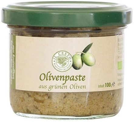 Il Cesto Olivenpaste, aus grünen Oliven, 100g (2)