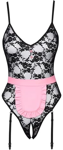 Cottelli Costumes Dienstmädchen-Kostüm, Schwarz, M