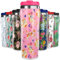 Pixly® Cats and Flowers Thermal Travel Mug Coffee Tea Flask, 400ml/14oz Capacity, Flower, Floral Pattern - Floral Feline