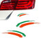 Adesivi Bandiera Italia,Stickers Bandiera Italia,Adesivi Auto Bandiera Italia per Auto/Moto/Scooter/Quad/Caschi/Biciclette Esterni