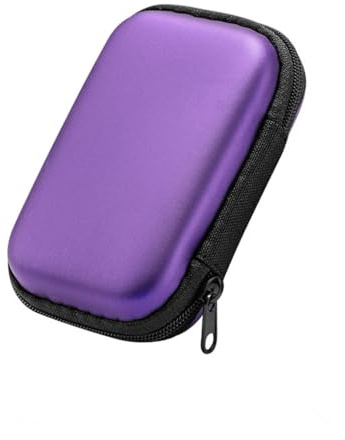 Pour MIYOO MINI PLUS R36S R35S RGB20SXU10 Console De Jeu Sac De Protection Étui De Rangement Pour ANBERNIC RG35XX PLUS Étui De Protection Sac De Rangement (Violet)