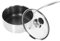 Sobczyk Topf | Hybrid Klein Kochtopf 16 cm | Topf Induktion | Antihaftbeschichtung | Kochtopf Set - Deckel Im Paket Enthalten | 3-Schichtiger Stahl Cooking Pot | Kleiner Topf Induktion