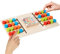 Doppelt Activity Board für Kinderspielzeug Montessori Spielzeug ab 3 4 5 6 7 8 Jahre Junge Mädchen: Holzspielzeug Lernspiele Labyrinth Schiebepuzzle-Brett, Farbsortierung Motorikspielzeug Logikspiel