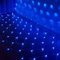 SUAVER 96LED Netz Lichterkette, Wasserdichte Lichtnetz batteriebetrieben Lichtervorhang Dekoration Weihnachtslicht Terrassenvorhang Licht für Weihnachtsbaum,Rasen,Büsche (Blau, 1.5x1.5M)