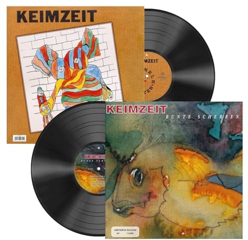 Bunte Scherben + Primeln und Elefanten
