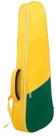 Tenor-Ukulele-Koffer, Ukulele-Koffer mit Verstellbaren Riemen. Leichtes und Stabiles Oxford-Stoffmaterial Guitalele für 23-Zoll-Ukulele oder Kleine Gitarre (YELLOW)