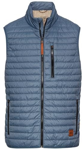 camel active Herren Steppweste – Puffer Weste | wasserabweisend & winddicht | Recycelt Elemental Blau, menswear-52