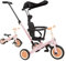 Olmitos - Triciclo evolutivo per bambini 5 in 1, bicicletta per bambini da 1 anno a 5 anni, da triciclo a bicicletta con o senza pedali, adattabile e trasformabile (Gyro + Rosa