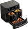 Cuisinart Tri Zone Friggitrice ad Aria e Forno 13,6 L | Senza PFAS | 3 zone: 2x4,3 L+5 L | 9 funzioni: aria, arrosto, grill, forno, riscalda, disidrata, pizza, tosta, manuale | Nero Finestra