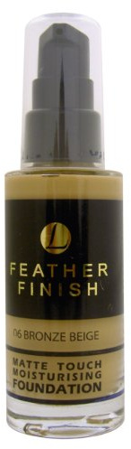 Mayfair Feather Finish Matte Touch 06 Bronze Beige Moisturising Foundation 30 ml, 1er Pack (1 x 30 ml)