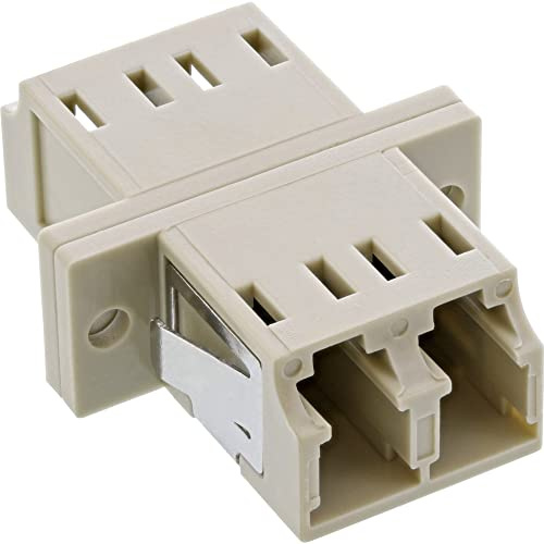 InLine 89989K LWL Kupplung, Duplex LC/LC, multimode, beige, Keramik-Hülse, zum Einbau