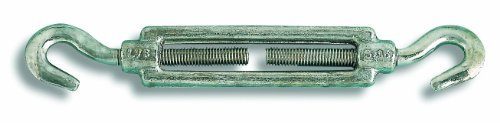 Chapuis 350/8Z Tendeur 2 crochets acier zingue 130 kg pour Câble D 9 mm, Gris