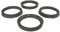 4 Zentrierringe 70,0 mm - 57,1 mm
