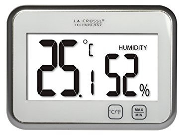 La Crosse Technology WT133-WHI Thermo/hygro-Blanc, 95 X 70 X 20 MM