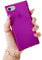 Cocomii Square Clear iPhone SE 2020/iPhone 8/iPhone 7 Case, Slim Thin Glossy Soft TPU Silicone Rubber Gel Trunk Box Square Edges Bumper Cover Compatible with Apple iPhone SE 2020/iP8/iP7 (Neon Pink)