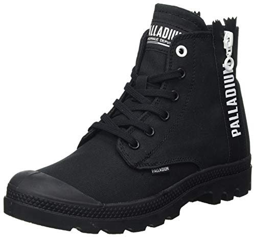 Palladium Pampa 2 Back Zip Cvs, Stivali Sneaker Donna, Nero, 36 EU