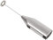 N-K Handheld Milk Frother – Electric Drink Mixer with Stainless Steel Whisk – Powerful Portable Foam Maker for Coffee, Latte, Cappuccino, Matcha, Hot Chocolate & More (Silver)