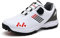 Adoff Herren Golfschuhe sind wasserdicht, Abriebfest und rutschfest Golfschuhe Herren Drehschnalle (weiß Rot,41)